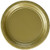 Gold Round Paper Plates  7  Party Supply  120 ct