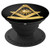 Past Master Masonic Square and Compass Freemason Emblem PopSockets Grip and Stand for Phones and Tablets