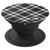 Buffalo Check Pattern Black Gray Plaid PopSockets Grip and Stand for Phones and Tablets