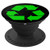 Recycle Sign Pop Socket  Green and Black PopSockets Grip and Stand for Phones and Tablets