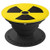 Radioactive Atomic Warning Sign PopSockets Grip and Stand for Phones and Tablets