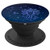 Leo Constellation Girl Zodiac Astrological Sign on Black PopSockets Grip and Stand for Phones and Tablets
