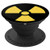 Radioactive Nuclear Warning Fallout War Warning Sign Symbol PopSockets Grip and Stand for Phones and Tablets
