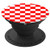 Checkerboard Red and White  Check Pattern  Checkered PopSockets Grip and Stand for Phones and Tablets