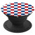 Checkered Red White Blue  Check Pattern  Checkerboard PopSockets Grip and Stand for Phones and Tablets