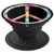 Rainbow Mandala Peace Sign PopSockets Grip and Stand for Phones and Tablets