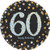 Sparkling Celebration60 Round Prismatic Plates 7 Birthday 96 Ct