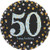 Sparkling Celebration50 Round Prismatic Plates 9 Birthday 96 Ct