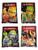 Lego Ninjago Kai Lloyd Jay and Pyro Whipper FS Spinjitzu Slam Minifigures Collector Foil Pack Combo