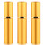 3Pcs 10ML Portable Mini Refillable Perfume Scent Aftershave Atomizer Empty Refillable Spray for Purse or Travel Gold
