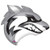 Anagram Team Huskies Foil Balloon 24 Multicolored