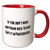 3dRose mug_221857_5 If You Don't Have Anything Nice to Say It in Portuguese Ceramic, 11 oz, Red/White