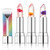 Crystal Jelly Flower Lipstick 3 Packs Nutritious Moisturizer Lip Balm Magic Temperature Color Change Lip Gloss Long Lasting Moisturizing Lip Care Lipstick