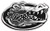 NCAA Florida Gators Chrome Auto Emblem