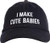 Ann Arbor Tshirt Co I Make Cute Babies  Funny New Dad Fathers Day Daddy Humor Baseball Cap Father Hat Black