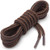 Miscly Round Boot Laces 1 Pair Heavy Duty and Durable Shoelaces for Boots Work Boots  Hiking Shoes 54 Black  Brown Combo