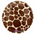 Anagram 6 Round  Giraffe Foil Balloon 18 Multicolored