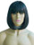 Wigs Blonde Bob Wig With Bangs Short Synthetic Bob Costume Cosplay Wigs for Women Black