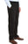 Pembrook Mens Elastic Waist Casual Pants Twill Pants with Zipper and Button  3XL  Black