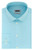 Kenneth Cole Unlisted Mens Dress Shirt Regular Fit Solid  Aqua 16165 Neck 3435 Sleeve