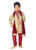 Ahhaaaa Kids Ethnic Indian Handwork Sherwani and Breeches Set With Dupatta Set for Boys