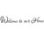 BooDecal Quote Series Welcome to Our Home Wall Black Lettering Stickers Quotes and Sayings Home Art D?r Decal for Door Entrance Living Room 34 inches x 6 inches
