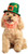 Rubies St Pattys Day Pet Costume Hat with Beard SmallMedium Multicolor