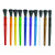 Colorations Plastic Handle Chubby Paint Brushes with Nylon Bristles - Set of 10 (Item # 10PCBN)