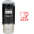 Round Teacher Stamp  Excellent  RED Ink