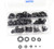 cSeao 360pcs Black Starlock Internal Tooth Lock Washers Assortment Kit, M2/M3/M4/M5/M6/M8/M10/M12