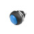 uxcell 2Pcs12mm Blue Momentary Push Button Switch Round Flat Button SPST NO