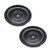 uxcell 8 Ohm 05 Watts Metal Shell Round Internal Magnet Speaker Loudspeaker 2pcs
