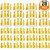 Aniann 28 Pack Gold Paper Crown Gold Foil Party Crown Hat Cap for Birthday Celebration Baby Shower Photo Props (2 Styles)