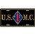 Artisan Owl United States Marine Corps 1st Div USMC Automobile Metal License Plate Including Fastener Screws