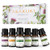 ASAKUKI Essential Oils Top 6 Gift Set 100 Pure Therapeutic Grade Aromatherapy Oils for DiffuserHumidifier Massage Includes Lavender Eucalyptus Lemongrass Tea Tree Sweet Orange and Peppermint