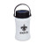 Team Sports America NFL New Orleans Saints 2SP3819SLSilicone Solar Lantern, New Orleans Saints, Frosted White