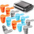 6 Pairs Noise Cancelling Earplugs Reusable Silicone Ear Plugs Silicone Noise Reduction Hearing Protection Earplugs for Sound Blocking Sleeping Noise Cancelling Swimming