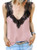 BLENCOT Womens Cute Lace Strappy V Neck Sleeveless Tops Cami Tank Tops Casual Loose Blouses Shirts Pink Large BLENCOT Womens Cute Lace Strappy V Neck Sleeveless Tops Cami Tank Tops Casual Loose Blouses Shirts Pink Large