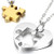 Cupimatch Couples Necklace 2 Pieces Stainless Steel Love Heart Puzzle Matching Pendant Chain Included Gold