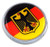 Germany German Deutschland Flag 275 Car Chrome Round Emblem Decal 3D Badge