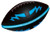 Toysmith Nightzone Football (Blue)