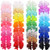 40 Colors Baby Girls Hair Bows Clips 3Inch Grosgrain Ribbon Hair Bow Alligator Hair Clips Pigtail Hair Bows Hair Accessories for Girls Toddlers Kids Children