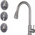 Kitchen Faucet Stainless Steel Kitchen Sink Faucet Sink Faucet PullDown Kitchen Faucets Brushed Nickel Bar Kitchen FaucetKitchen Faucet for Sink Brushed Nickel