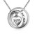 Jesse Ortega Urn Necklace of Ashes No Longer by My Side Forever in My Heart Keepsake Cremation Jewelry Memorial Stainless Steel