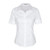 SUNNOW Womens Tailored Short Sleeve Basic Simple ButtonDown Shirt with Stretch XL White
