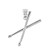 925 Sterling Silver 3D Drum Sticks Music Charm Pendant