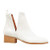 Fashion Chelsea Boots Slip on Ankle Booties Chunky Block Round Toe VCut Low Heel Shoes