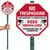 SmartSign No Trespassing Sign with Stake 3 Tall This Property is Protected by Video Surveillance Trespassers Will Be Prosecuted Sign for YardLawnOutdoors  10 Inch Octagon Aluminum Metal Sign