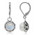 Silvershake Natural Moonstone 925 Sterling Silver Filigree Leverback Dangle Earrings Silvershake Natural Moonstone 925 Sterling Silver Filigree Leverback Dangle Earrings