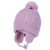 Connectyle Toddler Kids Winter Warm Hat with Earflap Beanies Fleece Lined Knit Cable Beanie Cap Pink